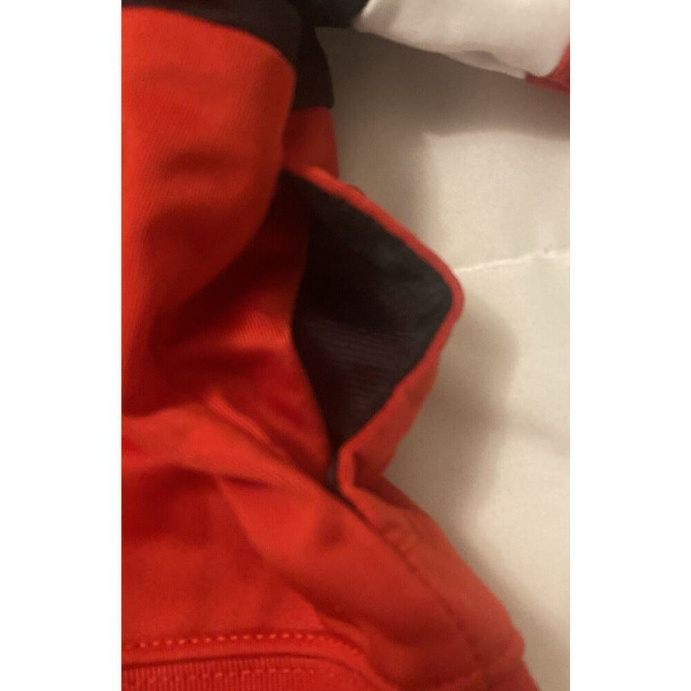 Nike Red Black And White Zip Up Jacket With 2 Side Pockets 18 Months - Picture 4 of 4